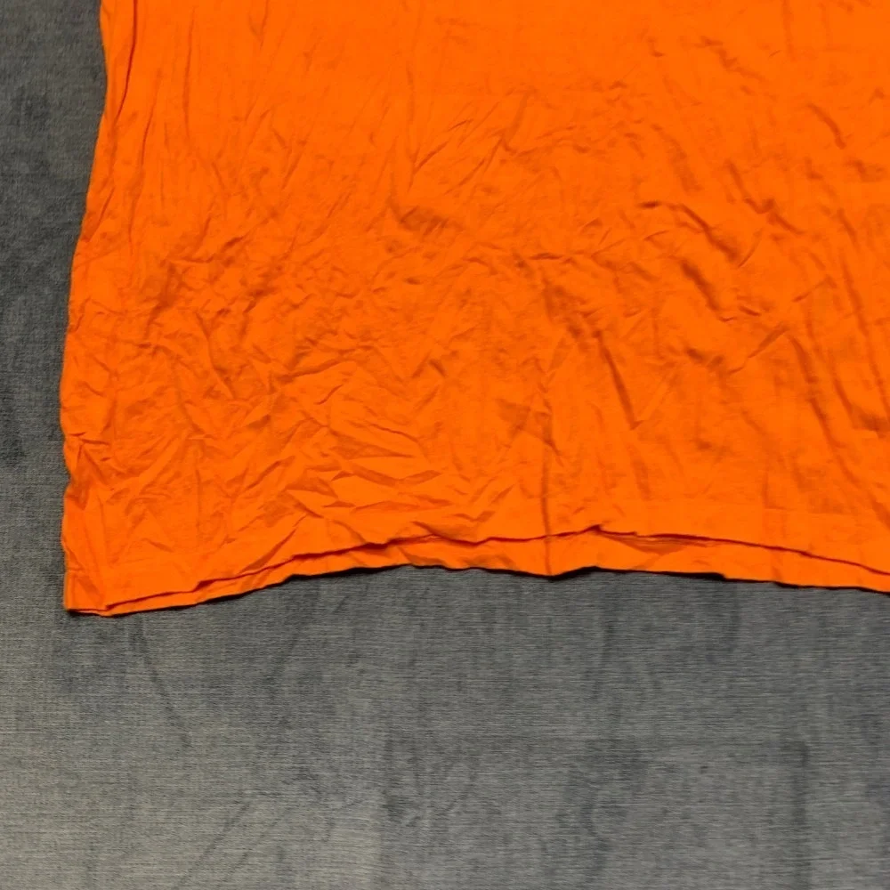 Polo By Ralph Lauren T Shirt Mens XL Orange Cotton Round Neck Casual Fit Tee